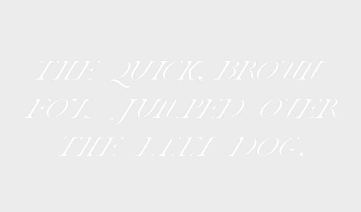 image showing anomaly typeface using every letter in the alphabet